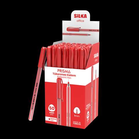 Prisma Kırmızı Tükenmez Kalem